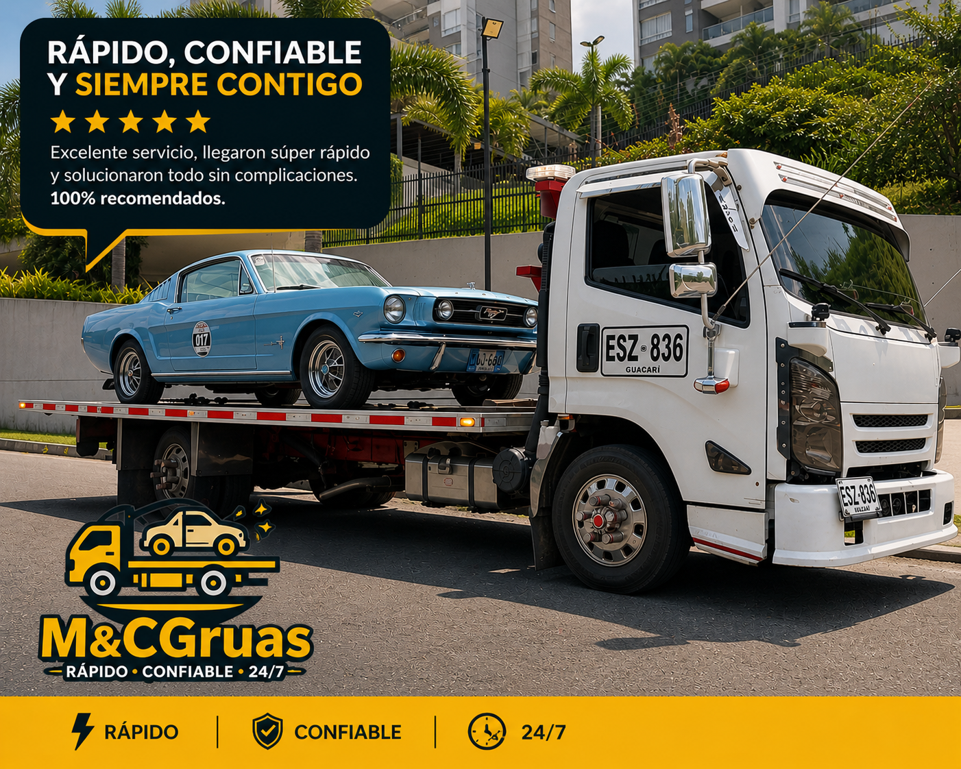 Experiencia del cliente con M&C Grúas